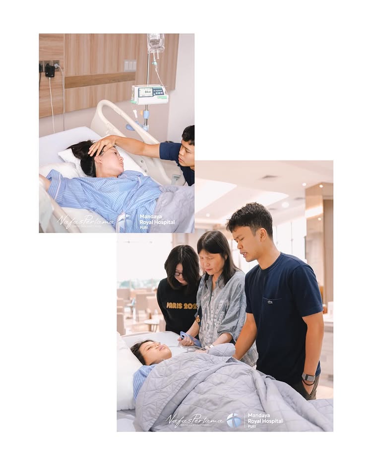 Lahir di tanggal cantik, ini 7 potret Mitzi Abigail istri Anthony Ginting melahirkan putra pertama