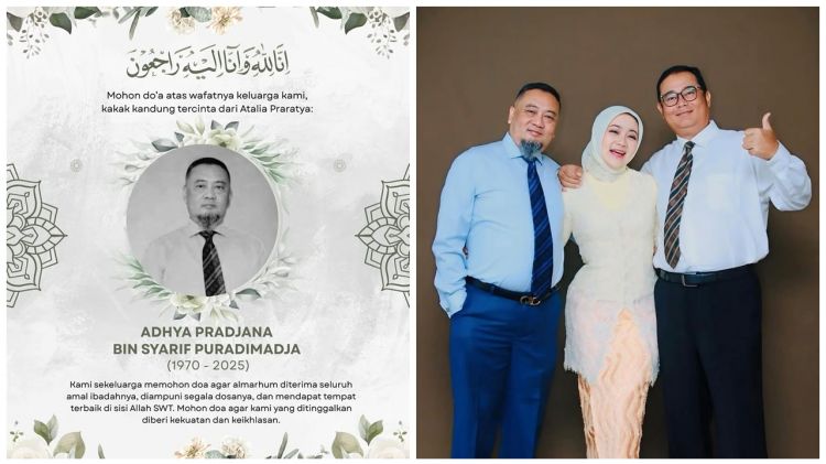 Atalia Praratya berduka kakak meninggal di tengah proses cerai, unggahannya soal kehilangan bikin haru