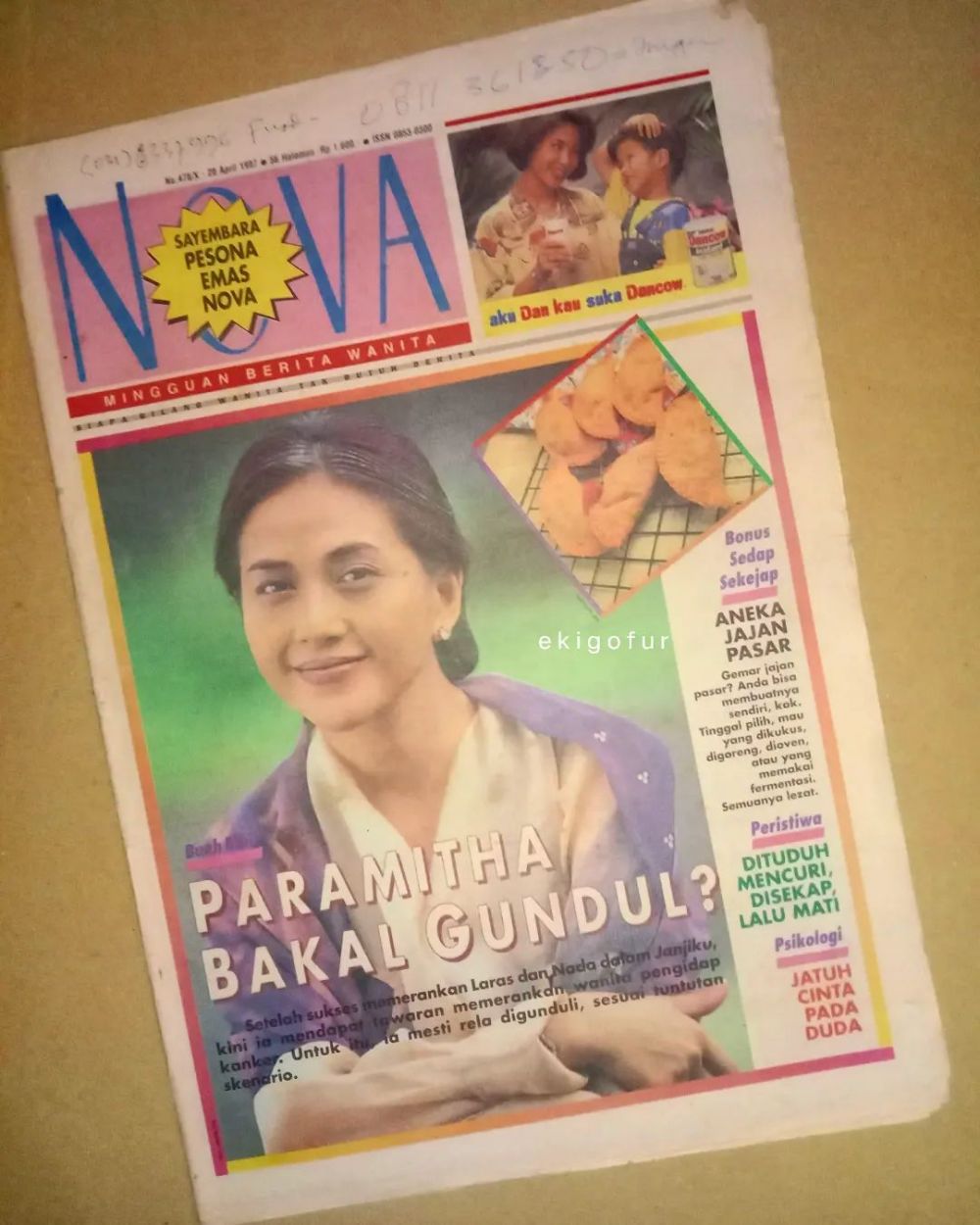 11 Potret Paramitha Rusady di cover majalah jadul, gaya rambutnya bikin nostalgia berat
