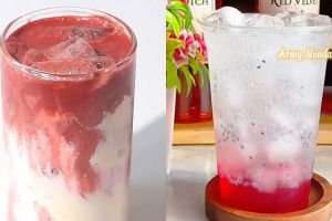 9 Resep minuman red velvet dari yang creamy hingga bersoda sebagai pelepas dahaga yang manis dan unik