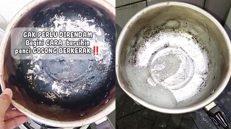 Cuma modal direndam, kerak gosong di dasar panci langsung hilang, kuncinya ada di 3 bahan dapur ini
