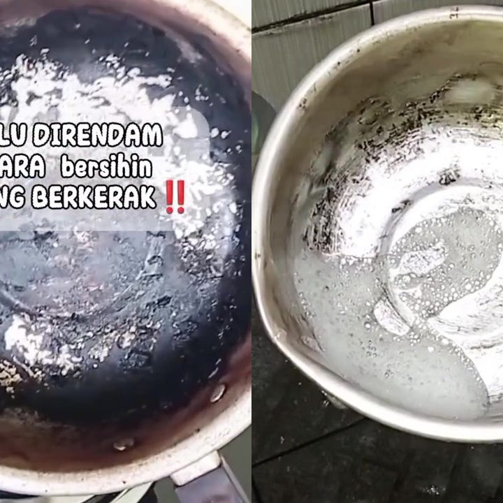 Cuma modal direndam, kerak gosong di dasar panci langsung hilang, kuncinya ada di 3 bahan dapur ini