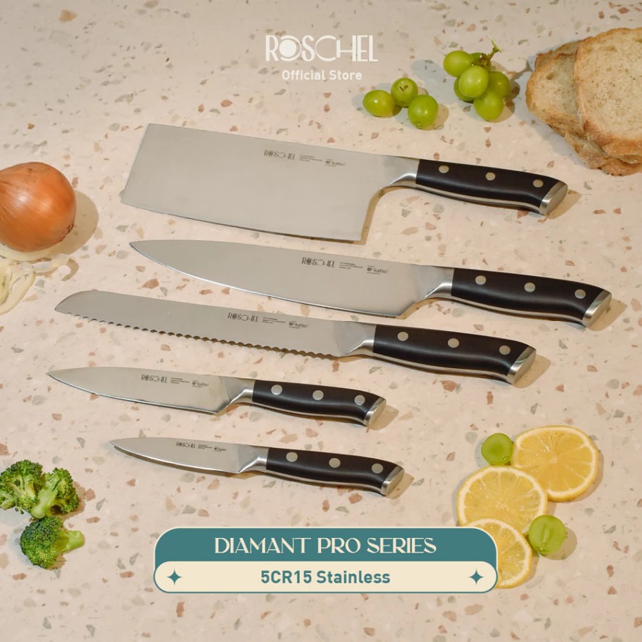 9 Rekomendasi set pisau dapur andalan ibu rumah tangga di bawah Rp200 ribu, lengkap dan multifungsi