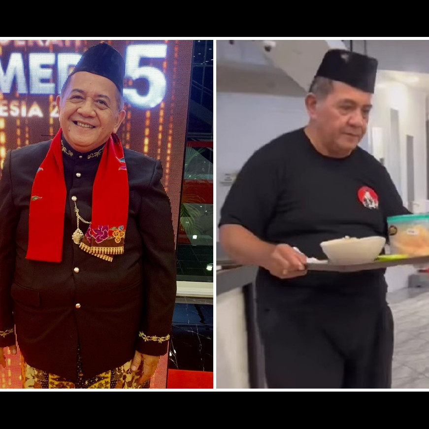 Dulu bintang lenong rumpi, Harry De Fretes kini banting stir jualan bubur ayam, 9 potret terbarunya
