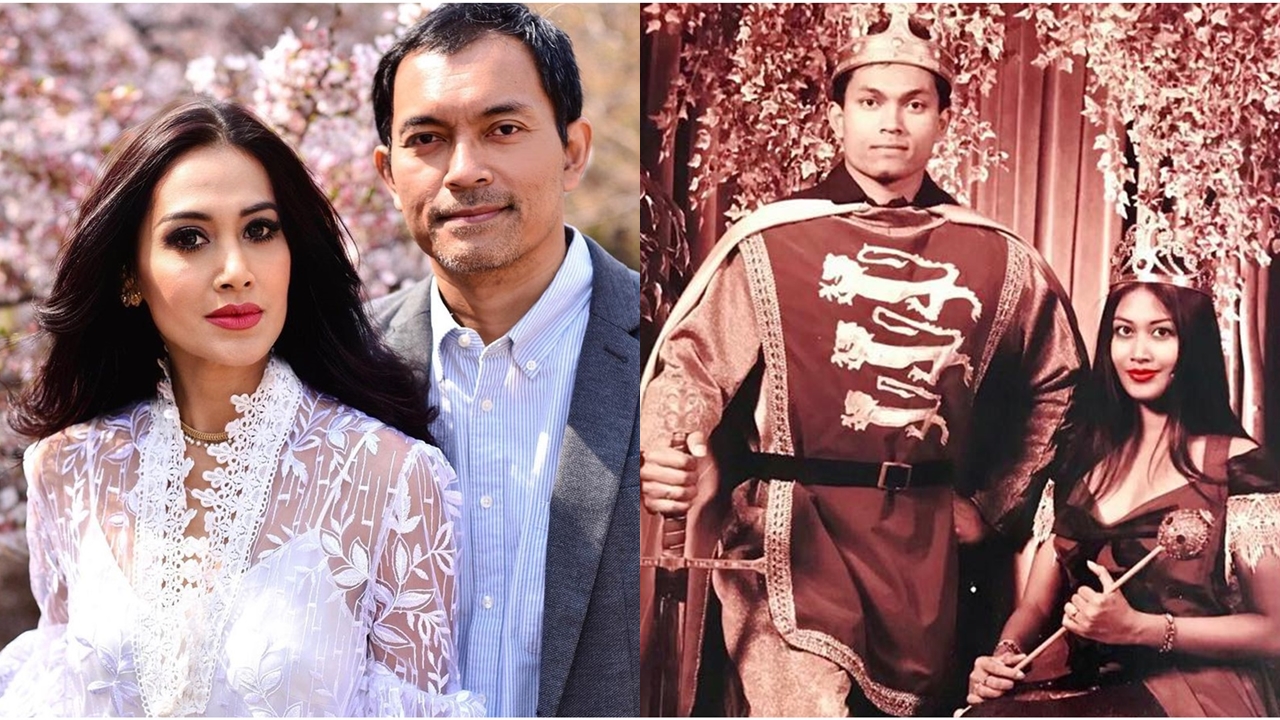 Bukti awet muda, begini 7 potret lawas Diah Permatasari bareng suami