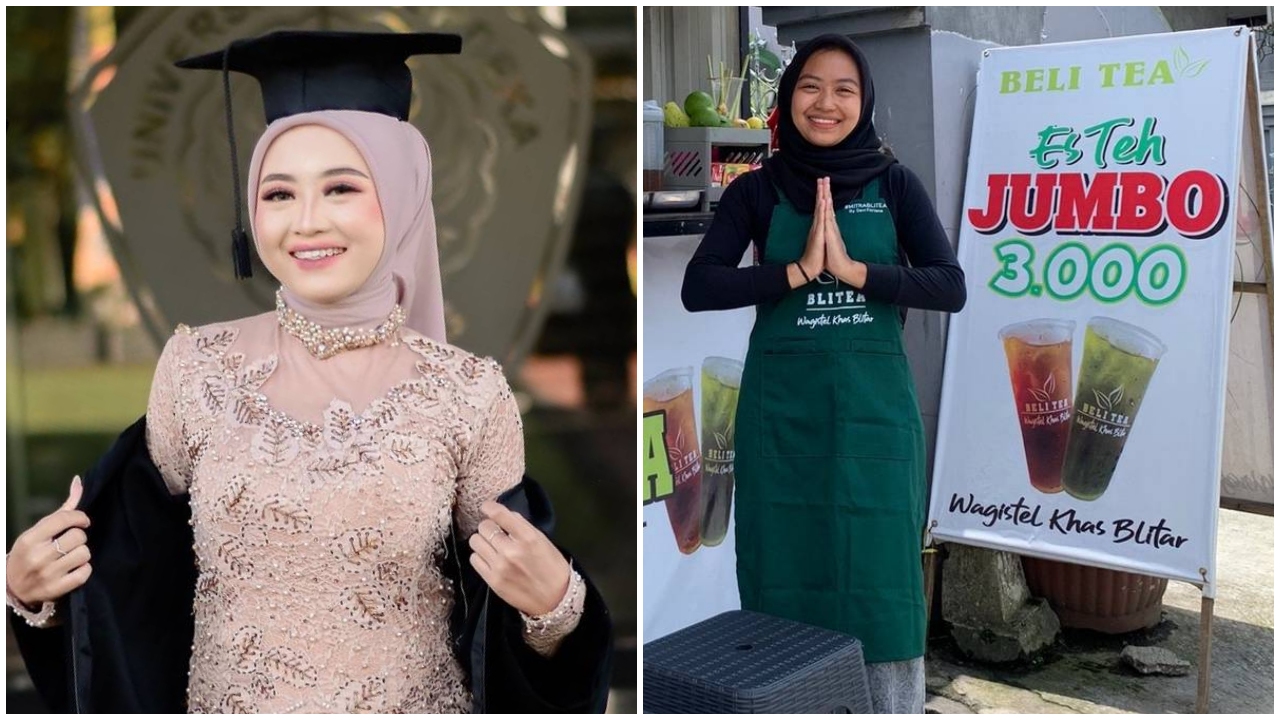 Lulus sarjana, wanita ini bangga nggak berkarier di kantor, pamer kerjaannya jadi penjual es teh