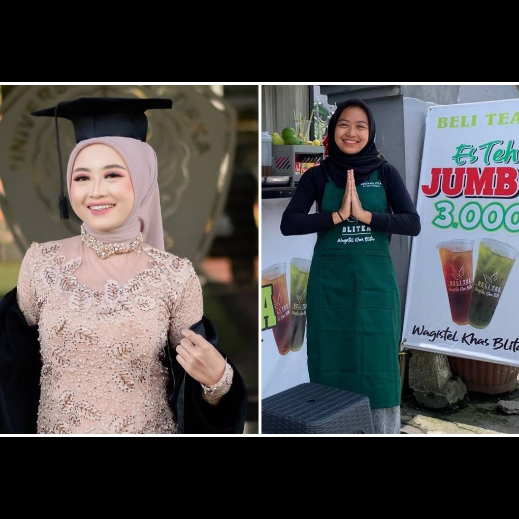 Lulus sarjana, wanita ini bangga nggak berkarier di kantor, pamer kerjaannya jadi penjual es teh