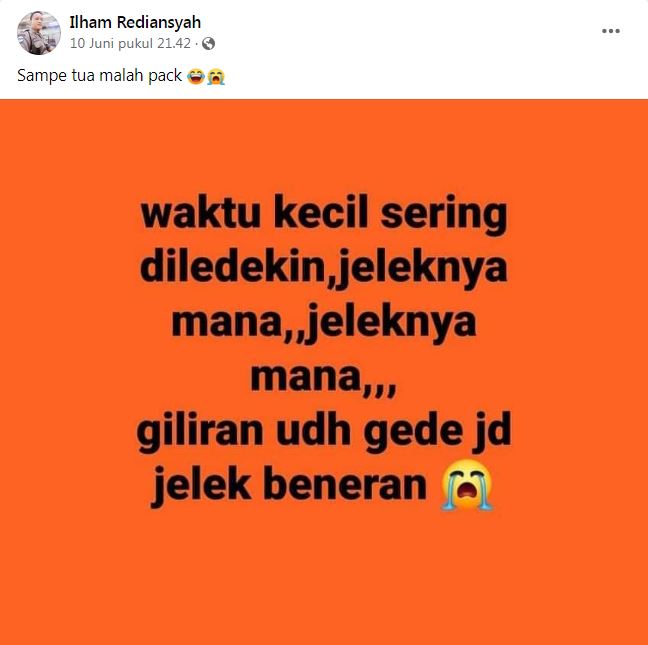 Gak cuma lucu, 11 status Facebook baper bapak-bapak ini bukti pria juga bisa galau