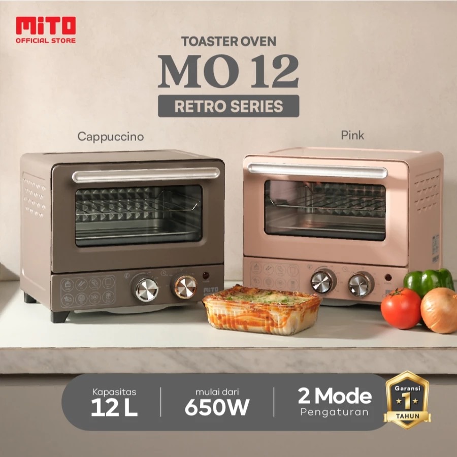 5 Rekomendasi oven Mito multifungsi di bawah Rp1,2 juta, desain ringkas tapi fungsional