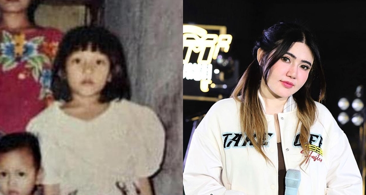 penyanyi dangdut saat SD dan kini &copy; berbagai sumber