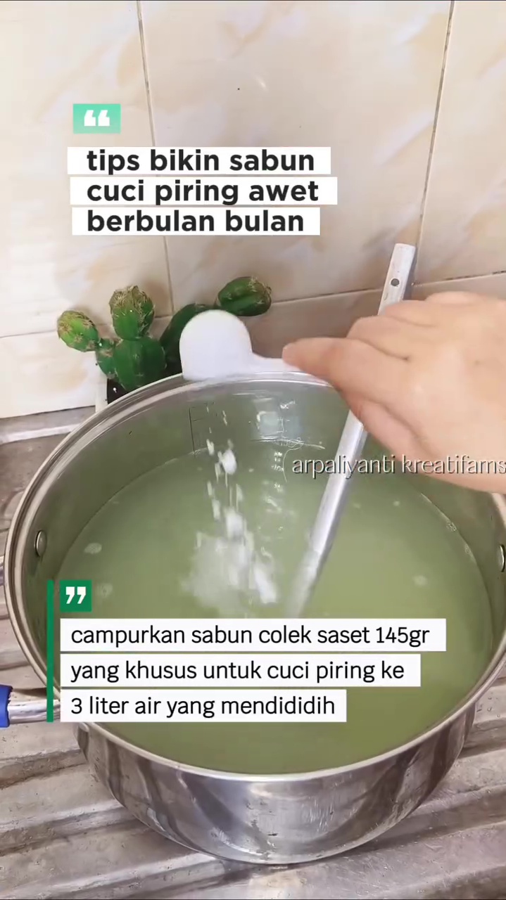 Dijamin nggak bakal beli lagi, ini cara bikin sabun cuci piring yang awet dipakai berbulan-bulan