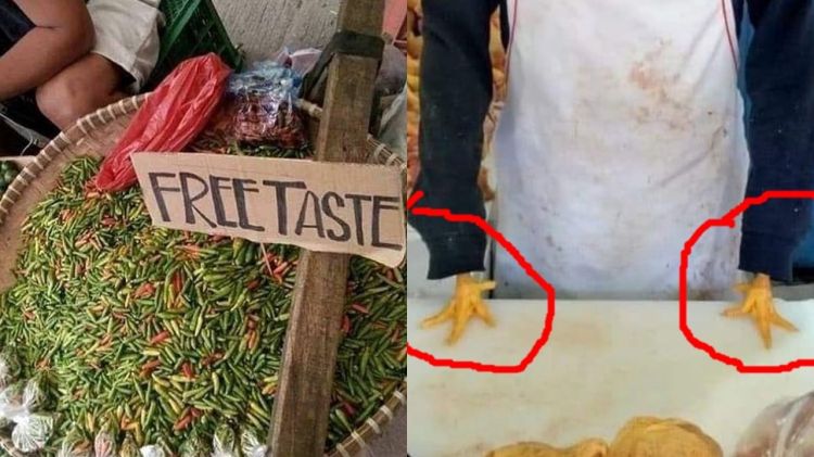  13 Potret kocak pedagang pasar pas lagi jualan ini bikin senyum lebar, kreatif abis