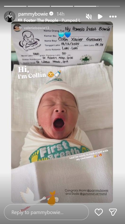 Kini jadi ibu dua anak, ini 7 potret Pamela Bowie melahirkan anak kedua, bocorkan nama panjangnya