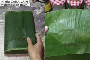 Ingin bikin daun pisang lebih lunak dan tak mudah sobek saat dipakai? Coba pakai trik baru ini