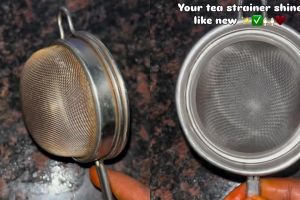 Punya saringan stainless lama yang berkarat? Coba rendam dengan 3 bahan dapur ini agar kinclong lagi