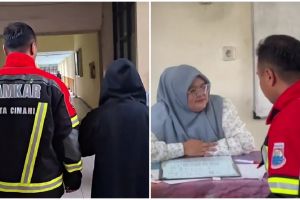 Jadi orang tua dadakan, begini momen Damkar diminta ambil raport siswi SMK di Cimahi