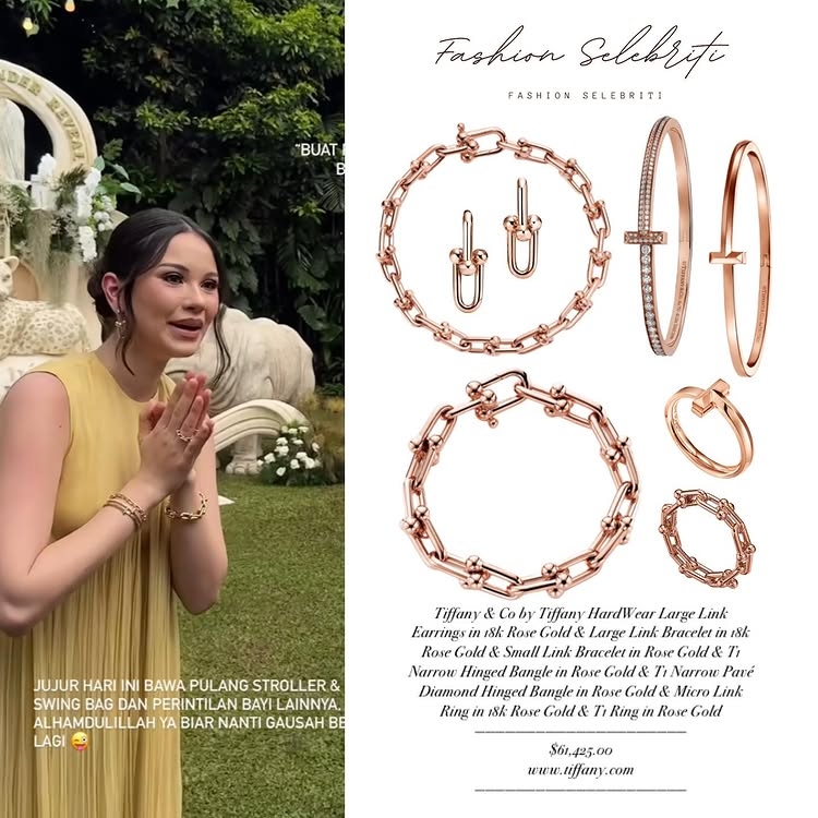 Potret Alyssa Daguise pakai perhiasan di acara gender reveal bikin salfok, totalnya capai Rp1 M