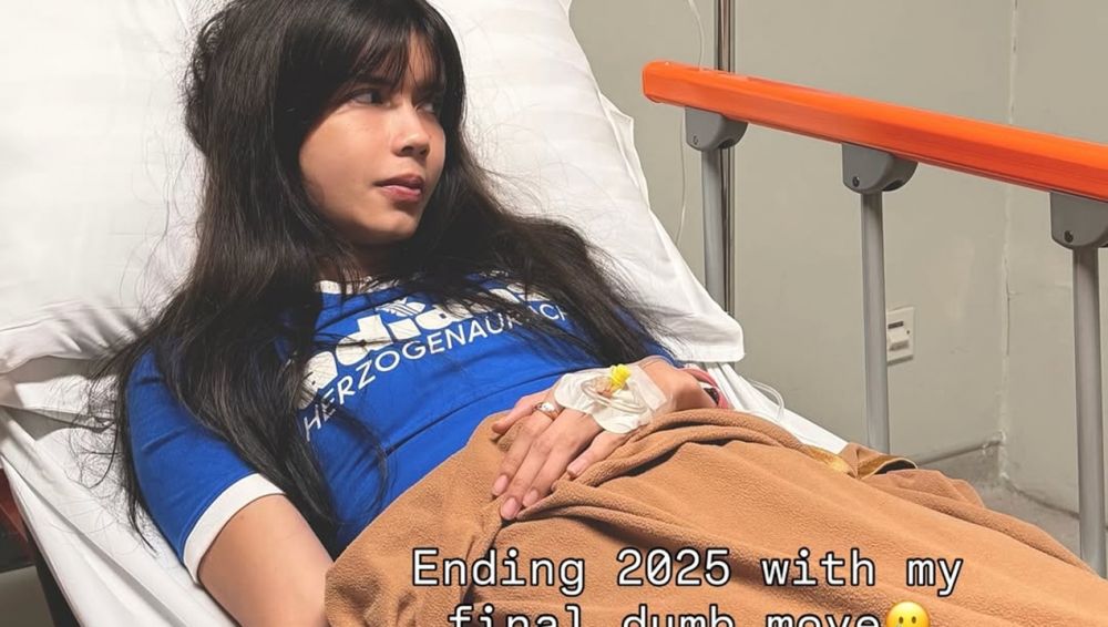 Insiden kecil jelang akhir tahun, Sabrina Chairunnisa masuk rumah sakit