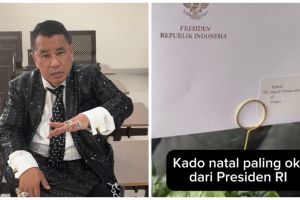 Hotman Paris dapat hadiah Natal dari Prabowo Subianto, isinya bikin salfok, ini 7 potretnya