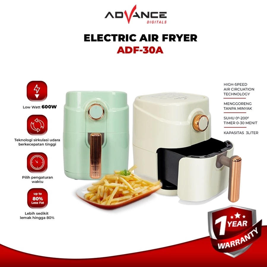 9 Air fryer Advance multifungsi di bawah Rp700 ribu, goreng tanpa minyak jadi makin gampang