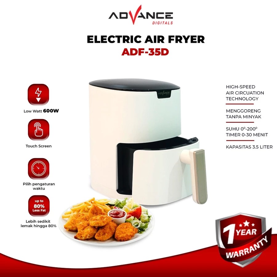 9 Air fryer Advance multifungsi di bawah Rp700 ribu, goreng tanpa minyak jadi makin gampang