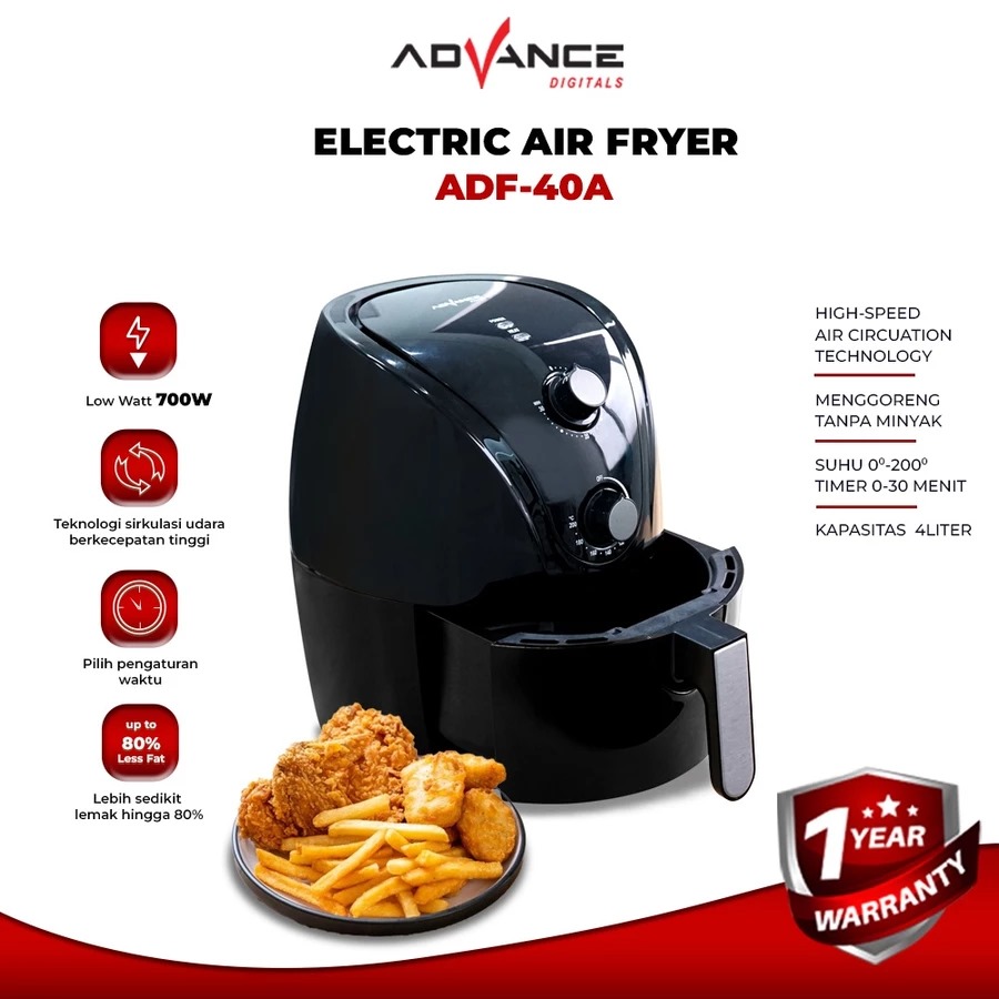9 Air fryer Advance multifungsi di bawah Rp700 ribu, goreng tanpa minyak jadi makin gampang