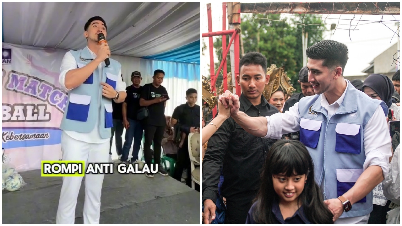 9 Potret Verrell Bramasta saat kunjungan kerja ini bikin salfok, pamer pakai rompi 'anti galau'