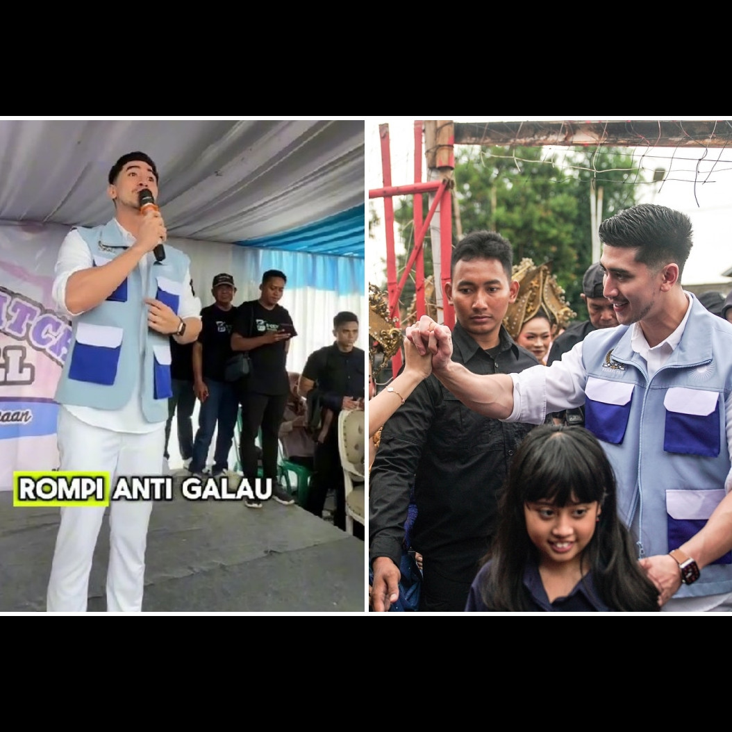 9 Potret Verrell Bramasta saat kunjungan kerja ini bikin salfok, pamer pakai rompi 'anti galau'