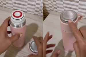 Ingin air panas dalam termos tahan lebih lama? Cukup lapisi tutupnya dengan 1 alat dapur ini