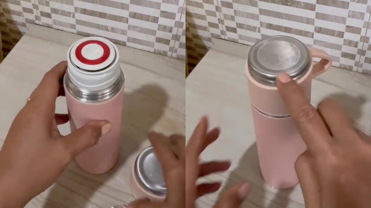 Ingin air panas dalam termos tahan lebih lama? Cukup lapisi tutupnya dengan 1 alat dapur ini