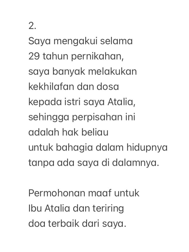5 Isi curhatan Ridwan Kamil usai digugat cerai Atalia, akui banyak lakukan dosa selama 29 tahun nikah