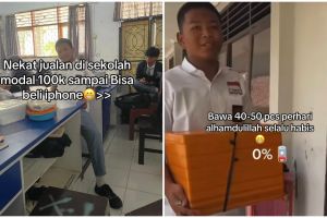 Bermodal Rp100 ribu, anak SMA ini jualan di sekolah demi bisa beli iPhone, idenya tuai pro kontra