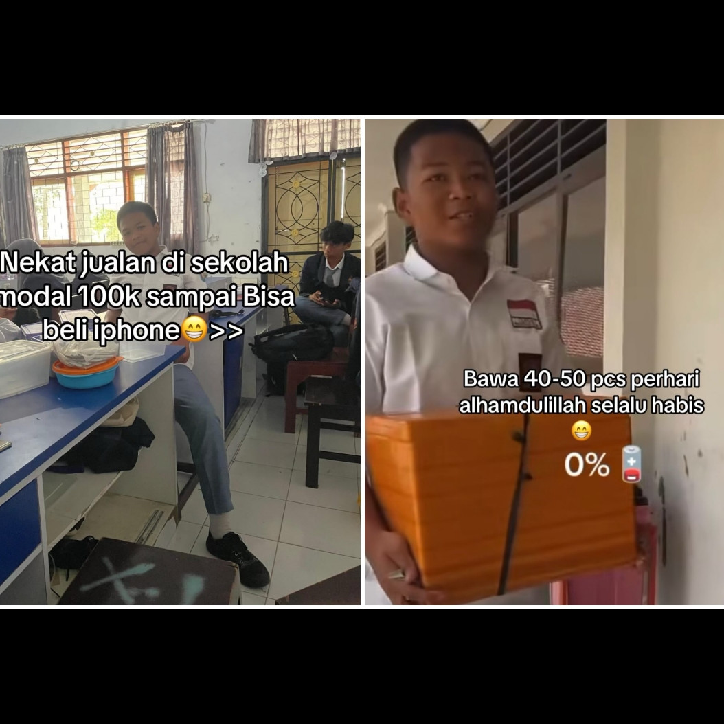 Bermodal Rp100 ribu, anak SMA ini jualan di sekolah demi bisa beli iPhone, idenya tuai pro kontra