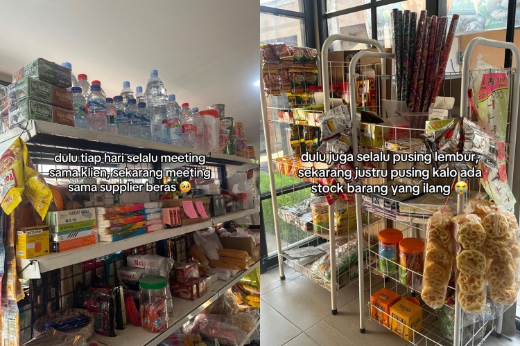 Sukses tak selalu kerja kantoran, eks karyawan perusahaan Big 4 ini bangga kini buka warung kelontong