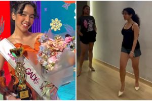 Bukti berbakat modeling, 9 potret Leticia Joseph latihan catwalk sebelum karantina Gadis Sampul