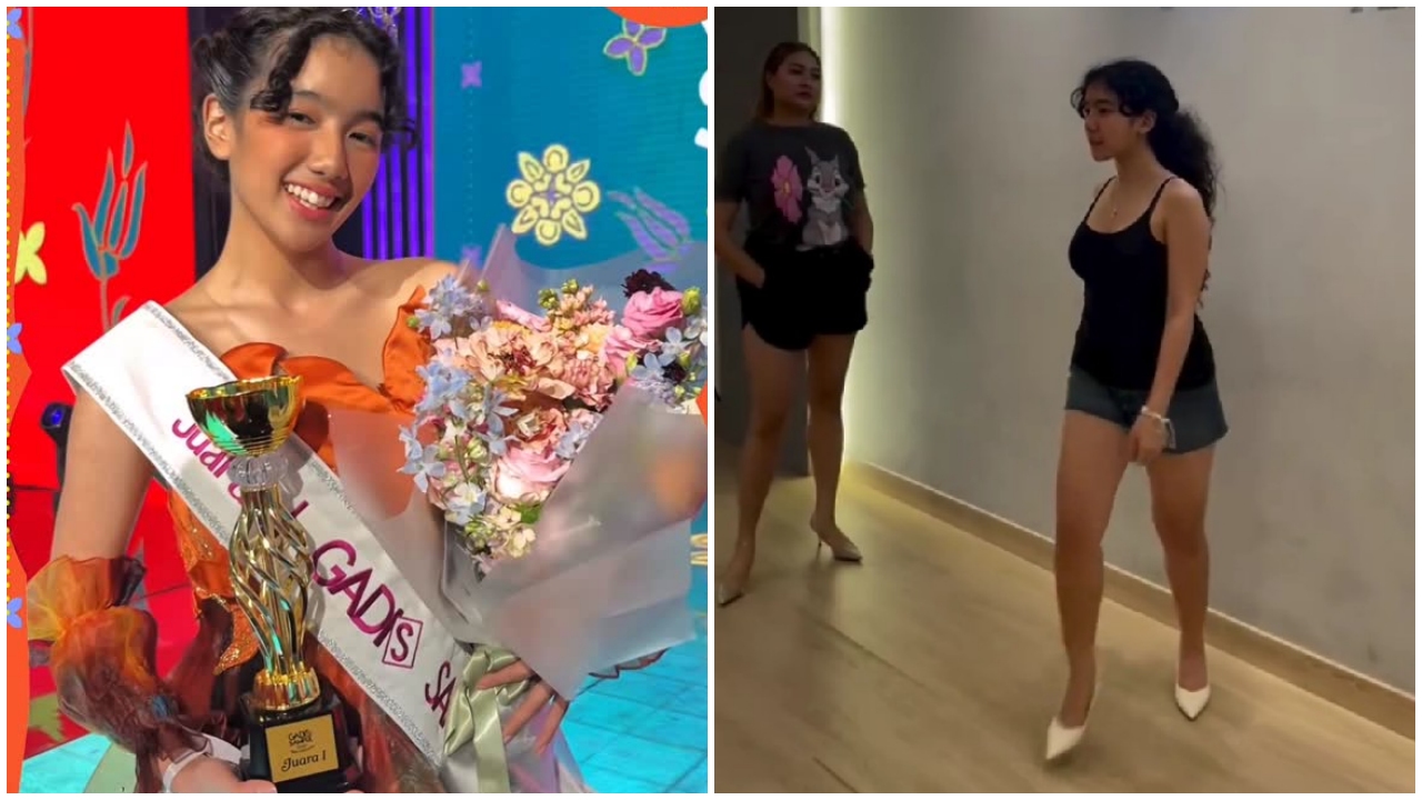 Bukti berbakat modeling, 9 potret Leticia Joseph latihan catwalk sebelum karantina Gadis Sampul