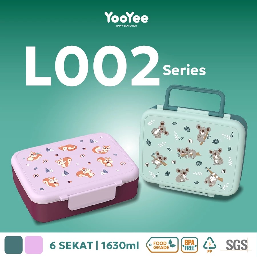 9 Kotak makan Yooyee praktis buat bekal harian, desain lucu tapi fungsional harga di bawah Rp200 ribu
