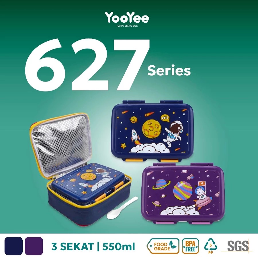 9 Kotak makan Yooyee praktis buat bekal harian, desain lucu tapi fungsional harga di bawah Rp200 ribu