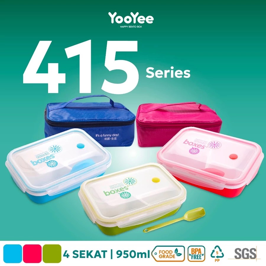 9 Kotak makan Yooyee praktis buat bekal harian, desain lucu tapi fungsional harga di bawah Rp200 ribu