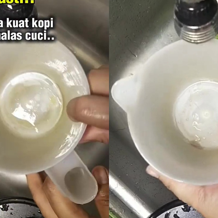 Cara basmi kerak teh di teko plastik dengan 1 bahan sederhana, hasilnya auto kinclong seperti baru