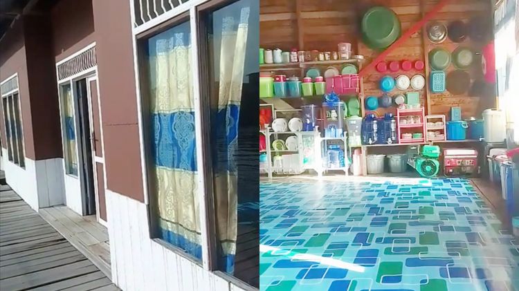 Sederhana tapi memikat, 7 potret dapur di rumah panggung ini rapi tanpa kitchen set & sedap dipandang