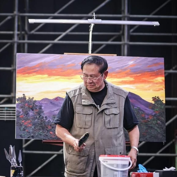 SBY lelang lukisan ciptaannya untuk donasi korban bencana Sumatra, terjual Rp311 juta