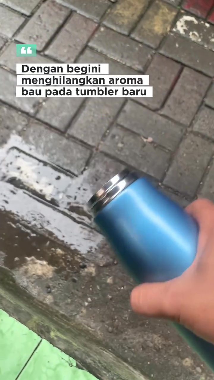 Trik hilangkan bau tak sedap pada tumbler baru tanpa pakai baking soda, praktis cuma butuh 10 menit