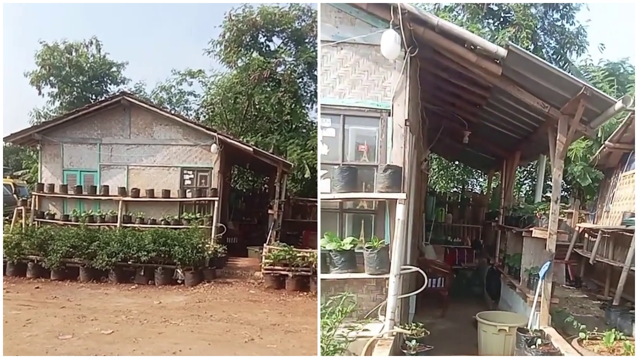 Rumah gubuk dari luar tampak reyot ternyata dalamnya mewah, ini 9 potretnya bikin terkecoh