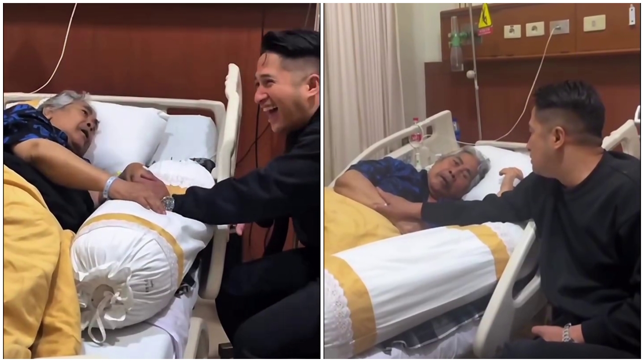 Jaja Miharja kembali masuk rumah sakit karena komplikasi, intip 9 potretnya saat ditengok Irfan Hakim