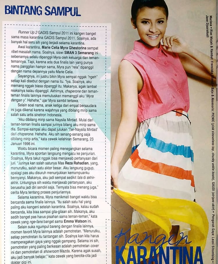 Juara tiga GADIS Sampul 2011 ini ternyata saudara ipar Astrid Tiar, ini 9 potret transformasinya