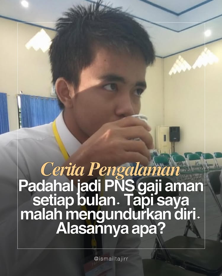 Lulus CPNS tapi putuskan mundur, pria ini ngaku tidak menyesal pilih resign demi buka bisnis