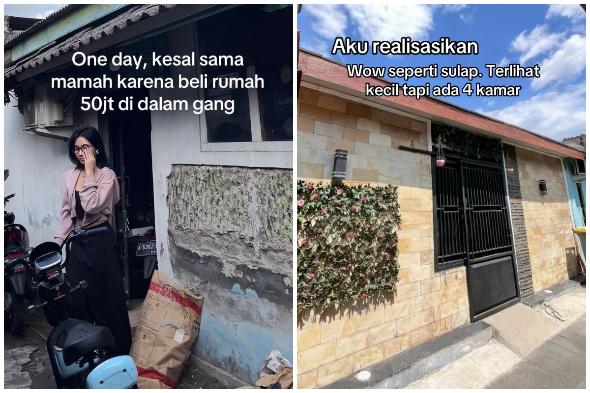 Wanita ini renovasi rumah yang dibelinya Rp50 juta, 9 potretnya hasilnya bak hunian di Korea