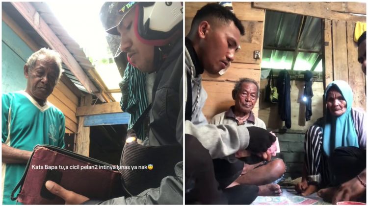 Perjuangan kakek cicil utang Rp150 ribu pakai uang receh, warganet tergerak patungan malah bikin haru