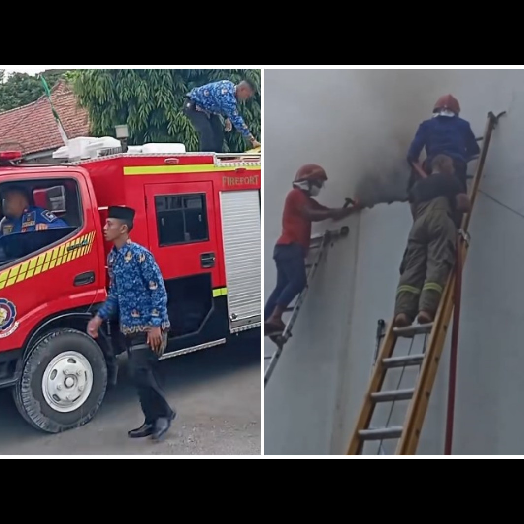 Salut! Tinggalkan momen dilantik jadi PPPK, petugas damkar Lebak pilih gercep tangani kebakaran
